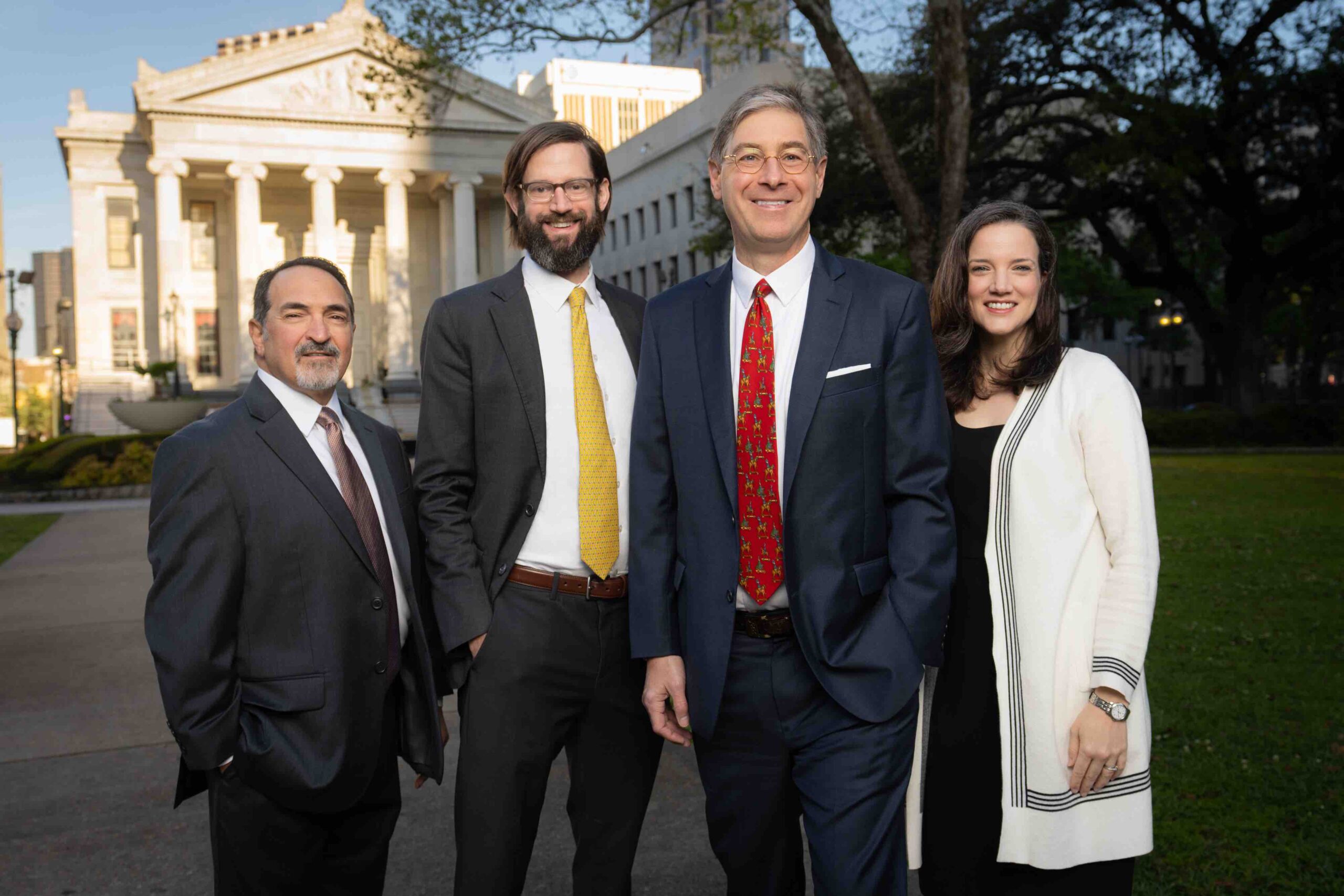 Meet the team of Dumaine Investments New Orleans Financial Planning, Wealth Management, and Investments Advice - David Evola, Adam Babson, Clifford Favrot, and Mindy McCollister
